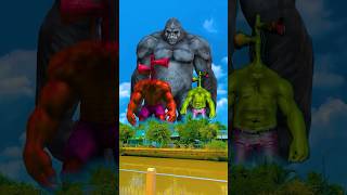 hulk and king kong join forces to destroy siren head hulk saves iron manshorts [upl. by Achorn]