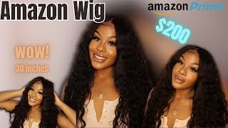 Affordable 30Inch WaterWave Wig Amazon [upl. by Anikes]