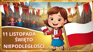 Dlaczego 11 Listopada Jest Tak Ważny Historia Święta Niepodległości dla Dzieci 🇵🇱✨ 11listopada [upl. by Lennod]