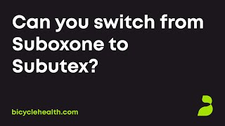 Is it possible to switch from Suboxone to Subutex [upl. by Balthazar]