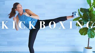 Low Impact Cardio Kickboxing Workout  High Calorie Burning  45 minutes [upl. by Kelwen]