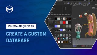 C4DQuickTip 90 How to create and use a custom asset database in Cinema 4D [upl. by Tarrant]