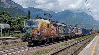 Treni Merci e Passeggeri tra Peri e Ala [upl. by Tnahs]