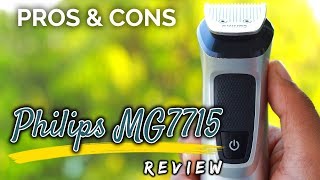 Philips MG7715 Multigrooming 13 in 1 Kit Review  Pros amp Cons  Best VFM trimmer in India [upl. by Shabbir693]