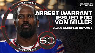 Warrant issued for Bills Von Miller for alleged assault  SportsCenter [upl. by Perla]