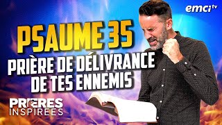 Psaume 35  Prière de délivrance des ennemis  Prières inspirées JeremySourdril [upl. by Kcirrez386]