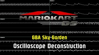 Mario Kart DS  GBA Sky Garden Oscilloscope Deconstruction [upl. by Elbring]