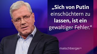 Amira Mohamed Ali und Norbert Röttgen über den UkraineKrieg und die Lage in Nahost I maischberger [upl. by Aicella]