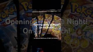 Surging Sparks ON THE BEACH pokemon pokemoncommunity pokemoncards beach fun funny [upl. by Eelir]