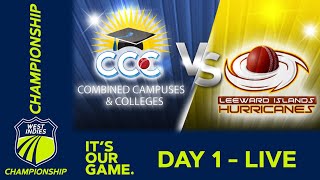 🔴 LIVE CCC v Leeward Islands  Day 1  West Indies Championship 2024  Wednesday 13th March [upl. by Mahgirb51]