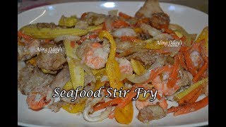 Seafood Stir Fry [upl. by Shaum]