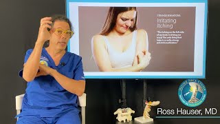 Irritating Itching pruritis from spinal instability Strange Sensations series with Ross Hauser MD [upl. by Wulf]