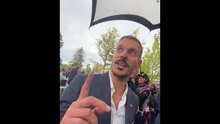 Matt Pokora revient sur le succès de la pouliche Ramatuelle qui porte les couleurs de Tony Parker [upl. by Nifares352]