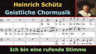 Heinrich Schütz  Ich bin eine rufende Stimme Collegium Vocale Gent [upl. by Elatan429]