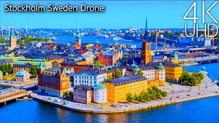 Stockholm Sweden in 4K UHD Drone [upl. by Lenahtan357]