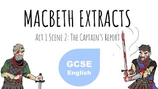 Macbeth  Act 1 Scene 2  Analysis GCSE [upl. by Pallaten896]