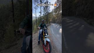 Modified MT15 🔥 mt15bs yamaha bikelover trendingsong shortsfeed youtubeshorts [upl. by Xymenes]