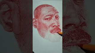 Dibujando solo con pluma dibujando a Eddie Murphy retrato eddiemurphy dibujoalapiz arte [upl. by Edvard]