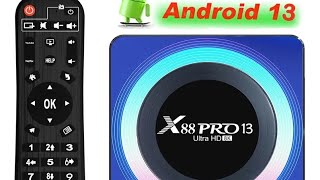 X88 Pro 13 Android Vale Apena melhor tv box 2023 importação tecnologia tvbox tv aliexpress [upl. by Anilet]