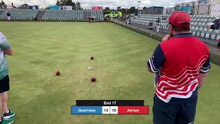 European Championships Session 7 Gents Singles  Jersey vs Guernsey [upl. by Maia]