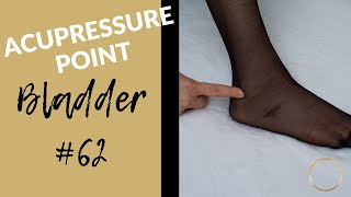 Acupressure Point Bladder 62  Self Acupressure [upl. by Airamat499]