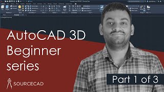 AutoCAD 3D beginner series  Part 1 of 3 [upl. by Katrinka]