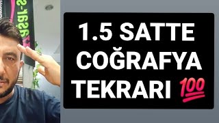 Coğrafya sene sonu full tekrar [upl. by Eet]