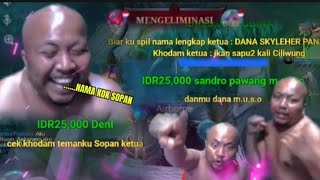 APA NAMA KOK SOPAN BJNG ‼️ DANA PANJAITAN GAIS BUKAN DANA SOPAN‼️EEEE DARK SYSTEM [upl. by Trimmer]