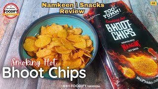 Too Yumm Bhoot Chips  Created with Naagin Sauce  Potato Chips Review  Spicy Hot Snacks  TeaTime [upl. by Ahsaya21]