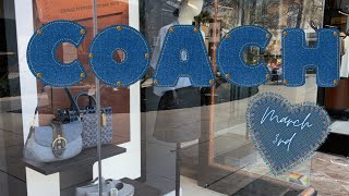 COACH RETAIL STORE FINDS DENIM TABBY BAGS amp MORE denimcoach coach trending coachretail [upl. by Cosimo]