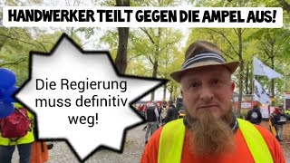 HANDWERKER spricht KLARTEXT amp teilt gegen die Ampel aus 🛠💪 „Es sind politisch gemachte Probleme“ 😱 [upl. by Annahsor]