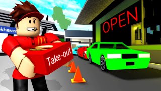 I Opened DRIVETHRU In Brookhaven RP [upl. by Ainivad]