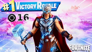 MIGHTY THOR  REFORMED MJOLNIR IN FORTNITE Gameplay [upl. by Benton]