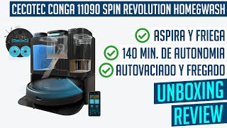 💦 CECOTEC CONGA 11090 SPIN REVOLUTION HOMEampWASH UNBOXING REVIEW [upl. by Dlanger]