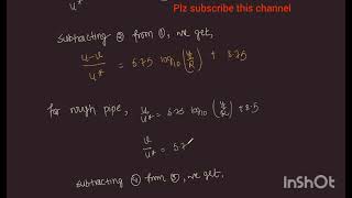 chapter pipe flow hydraulic relation between velocity at any point and average velocity [upl. by Adne]