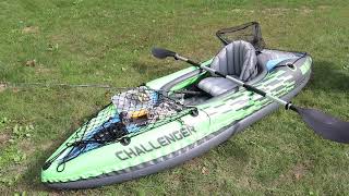 S5 Ep15 Intex Challenger K1 Inflatable Kayak Review [upl. by Kriste832]