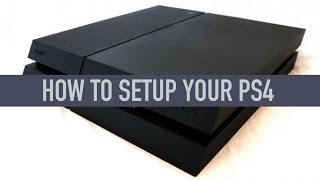 How to set up a PlayStation 4 [upl. by Iny284]