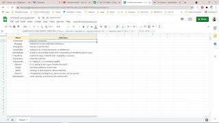 How To Get Definitions Of Words In Google Sheets [upl. by Welcome730]