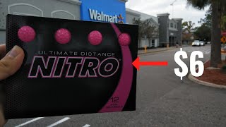 Cheapest Golf Ball at Walmart Nitro Golf Ball Review [upl. by Laurinda]