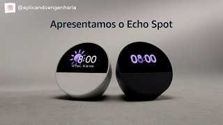 Echo Spot Alexa 2024 o mais novo lançamento Amazon review e unboxing [upl. by Cida511]