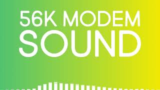 56K Dialup Modem SOUND EFFECT [upl. by Wakeen]