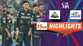 Mi vs GT pil highlights 2024ipl match highlights 2024 match nomber five viral ipl [upl. by Siuqramed]