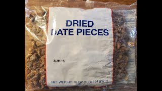 USDA Food Dried Date Pieces Review [upl. by Nick]