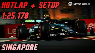 F1 24 Singapore Hotlap  Setup 125170 [upl. by Flodur592]