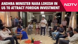 Andhra Pradesh News  Andhra Minister Nara Lokesh In US To Attract Foreign Investment To The State [upl. by Rees847]