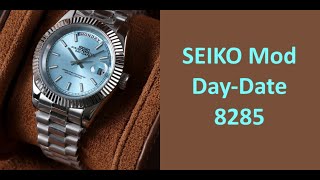 SEIKO Mod DayDate Ice Blue 8285 [upl. by Onstad]