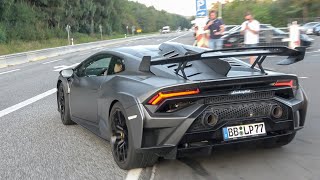 Lamborghini Huracan STO  Start Up and Acceleration Sound at the Nürburgring [upl. by Anileve29]