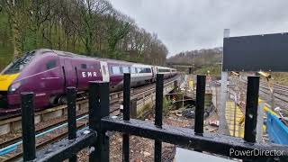 Short Trainspotting video on the 1st day of the new and improved Dore and Totley Station 25324 [upl. by Malina]