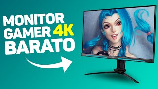 5 MONITORES 4K Bons e Baratos  Qual o melhor Monitor Gamer 4K [upl. by Boelter370]