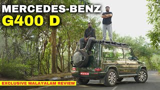 Mercedes Benz G 400 D🔥 An Exclusive Drive of Latest G 400 D  Hani Musthafa  Malayalam Review [upl. by Ellenaej279]